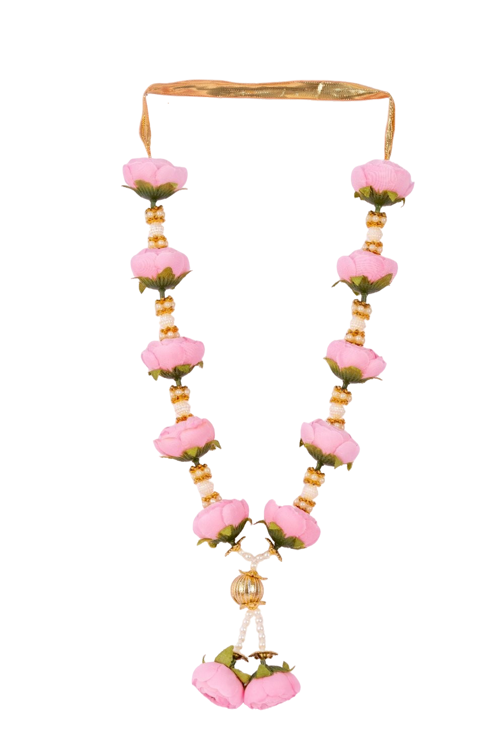 Smaran Pink Peony & Rose Artificial Floral Garland plastic Garland