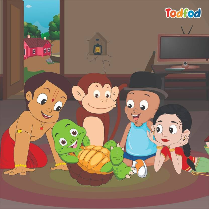 TodFod Wooden Jigsaw Puzzles - Chhota Bheem Cartoon Characters