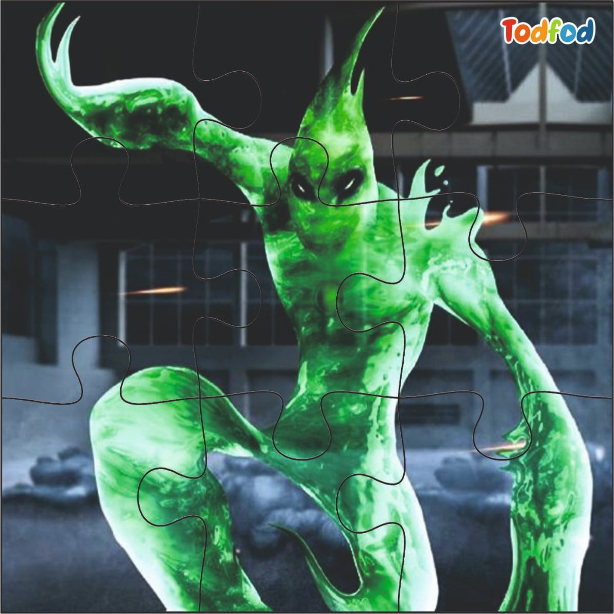 Wooden Jigsaw Puzzles Ben 10 Anime Cartoon Characters For Kids 54 Pieces