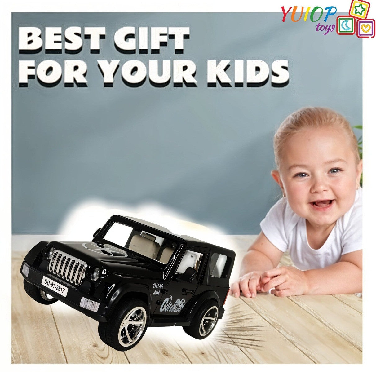 TodFod Die-Cast Metal G-Class SUV Model Car 1:24 Scale – 12cm Long Premium Black Miniature Toy Car with Opening Doors, Pullback Action, Realistic Design for Kids & Collectors