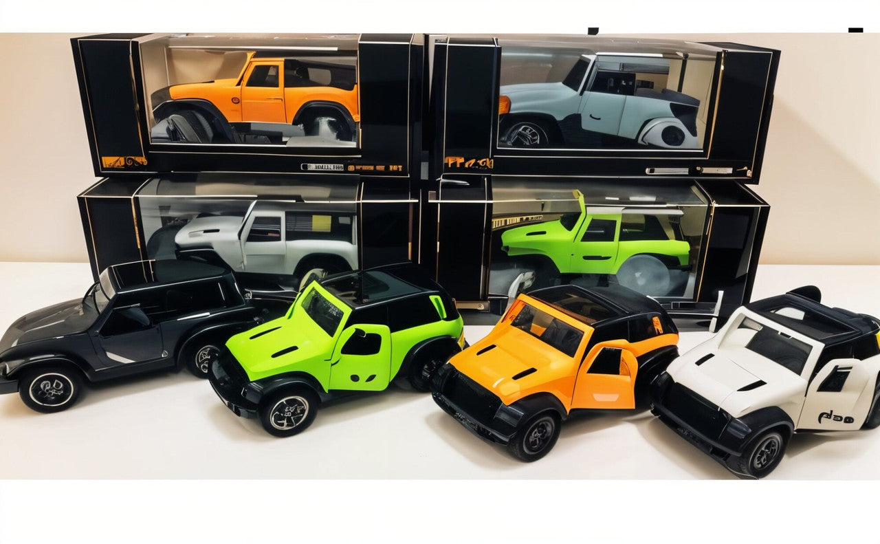 TodFod Die-Cast Metal G-Class SUV Model Car 1:24 Scale – 12cm Long Premium Black Miniature Toy Car with Opening Doors, Pullback Action, Realistic Design for Kids & Collectors