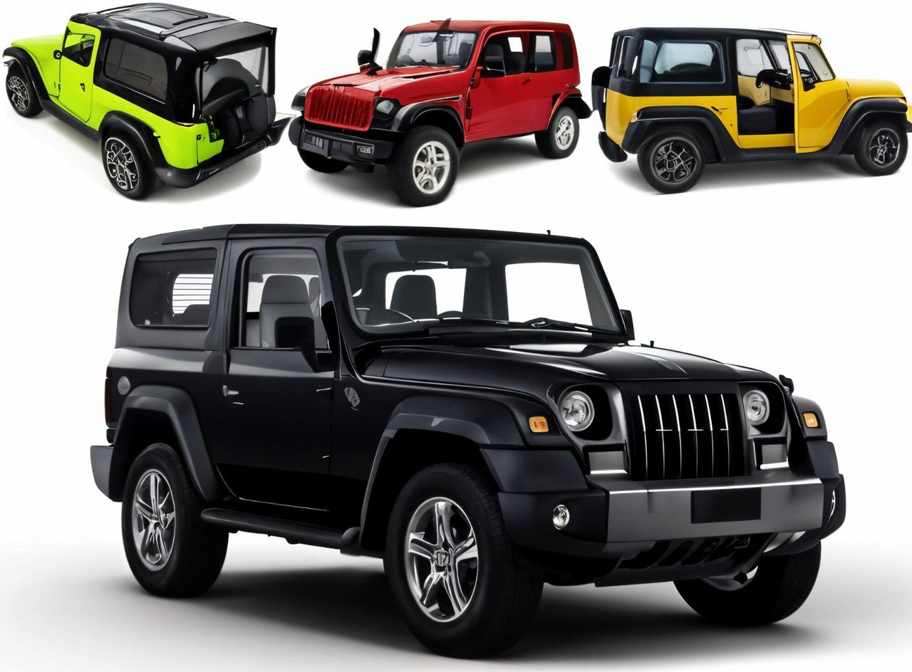 TodFod Die-Cast Metal G-Class SUV Model Car 1:24 Scale – 12cm Long Premium Black Miniature Toy Car with Opening Doors, Pullback Action, Realistic Design for Kids & Collectors