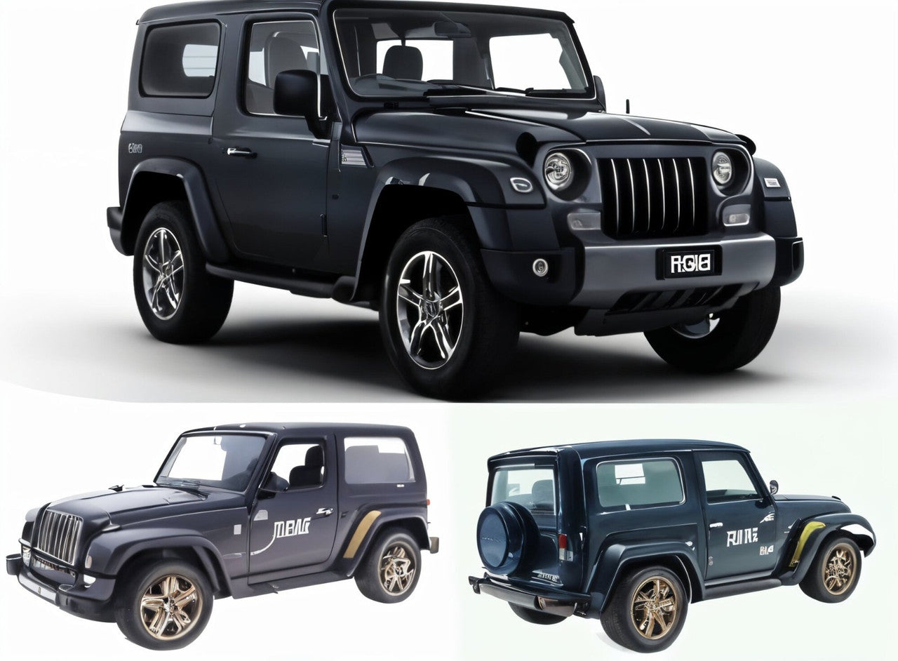 TodFod Die-Cast Metal G-Class SUV Model Car 1:24 Scale – 12cm Long Premium Black Miniature Toy Car with Opening Doors, Pullback Action, Realistic Design for Kids & Collectors