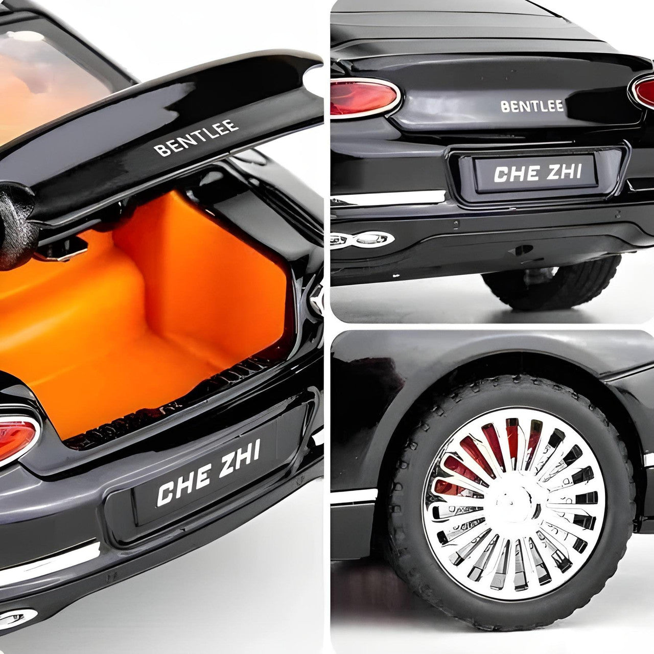 Todfod 1:24 Scale Bentley Continental Die-Cast Metal Sports Car