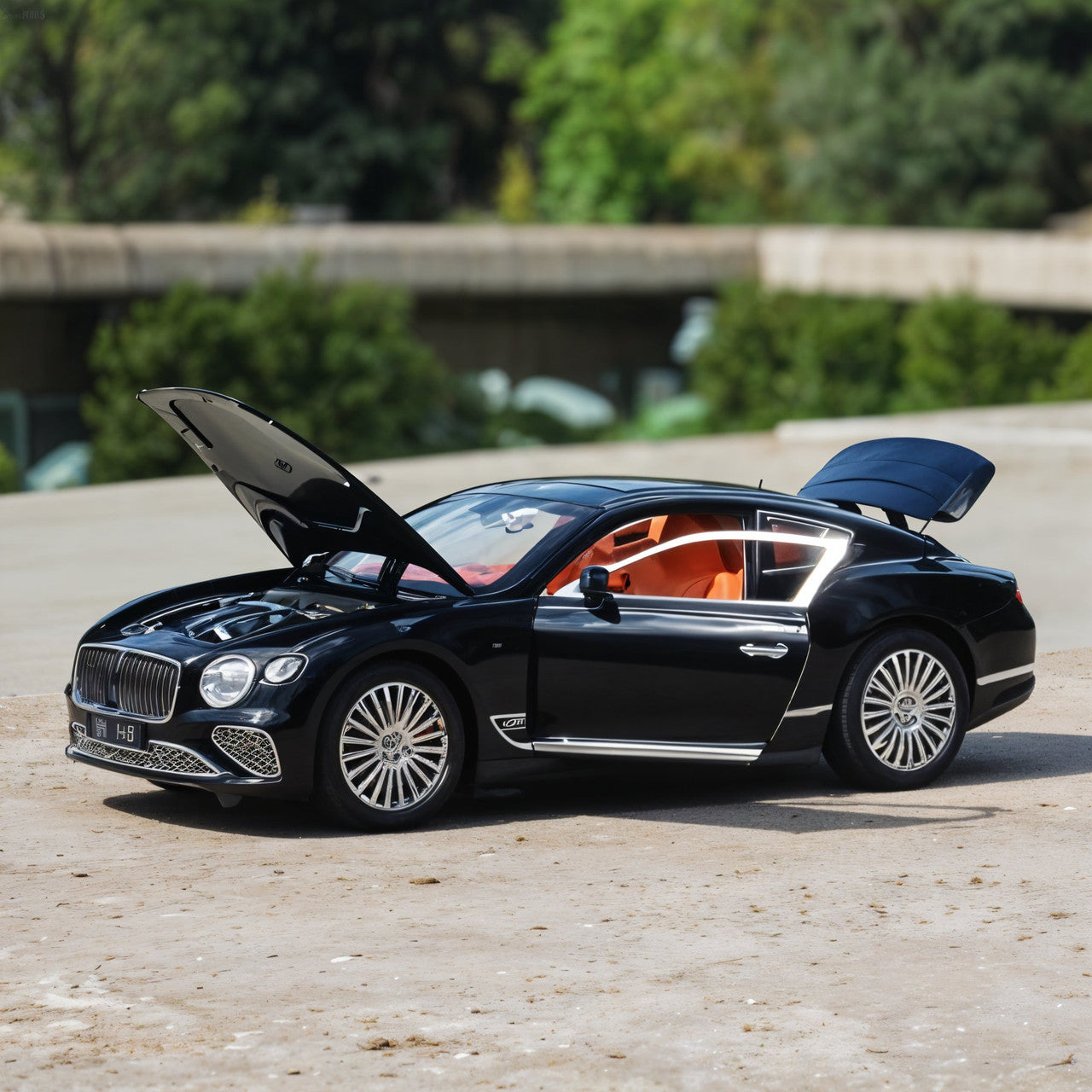 Todfod 1:24 Scale Bentley Continental Die-Cast Metal Sports Car