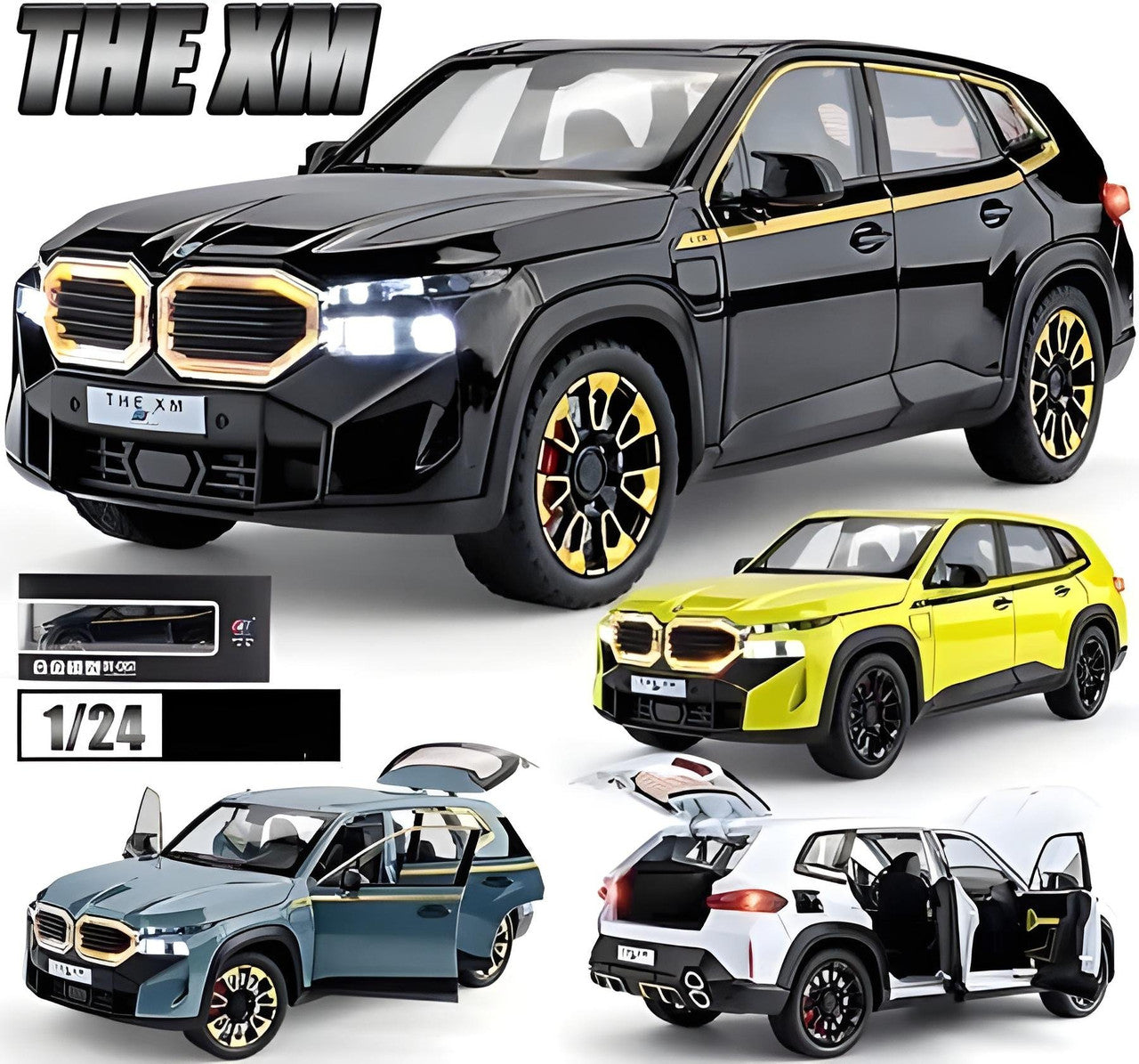 Todfod 1:24 Scale BMW XM Die-Cast Metal Toy