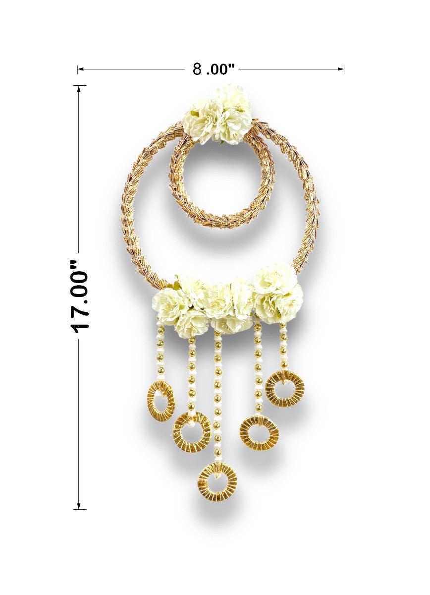 Artificial Flowers Wall Hanging Decoration, Dream Catcher, Home/Office Decor