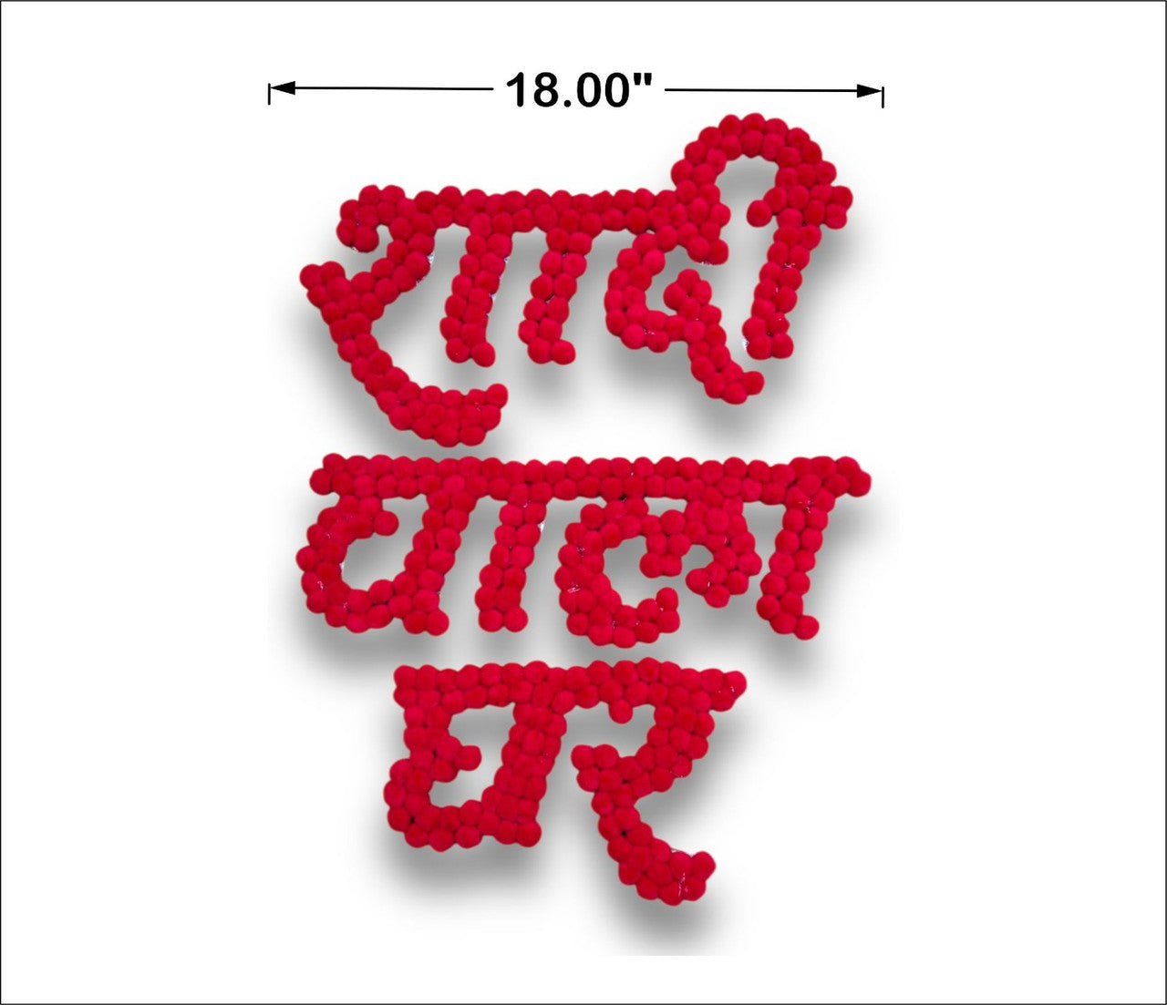 Smaran Shadi Wala Ghar for Wedding Decoration Reusable MDF Wood Board and Pom Pom Shaddi Wala Ghar Wedding Flower Banner Decoration (Size: 71cm X 51.5cm)