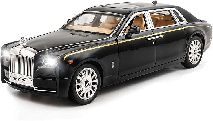 TodFod Exclusive 1:32 Scale Rolls Royce Phantom Pull Back Toy Car for Kids with Openable Doors, Lights, Music – Premium Gift for Boys
