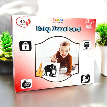 Todfod Baby Visual Card set of 60 High contrast pictures