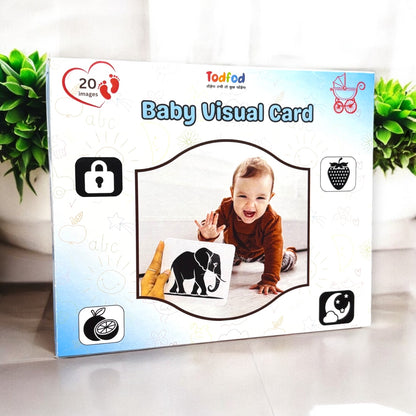Todfod Baby Visual Card set of 60 High contrast pictures