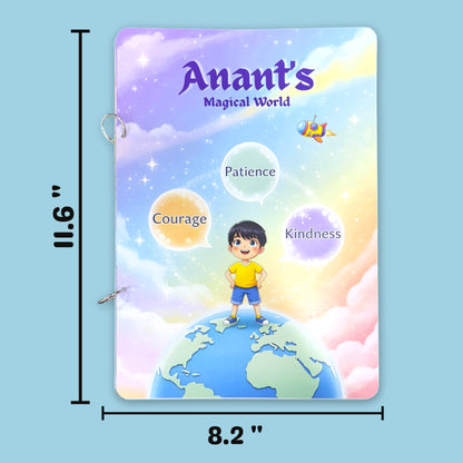 TodFod Personalized Magical Story Book for Kids Age 3-8, Custom Name Time Travel Adventure with Moral Lessons, Interactive Learning Keepsake Gift for Boys Girls