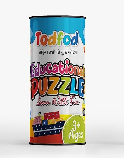 Todfod educational puzzle packaging on a white background
