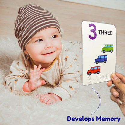 Todfod Educational Number Flash Cards Set for Kids