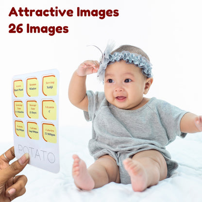 Todfod Flash Cards Combo Pack for Kids – Learn Vegetables