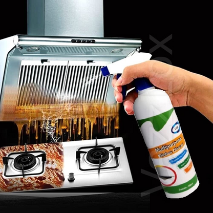 Kitchen Cleaner Spray for Oil & Grease Stain Remover, All Surface Non|Toxic & Non|Flammable Magic Degreaser Cleaning Spray for Kitchen, Chimney, Sink, Grill, Exhaust Fan & More! (500 ml)
