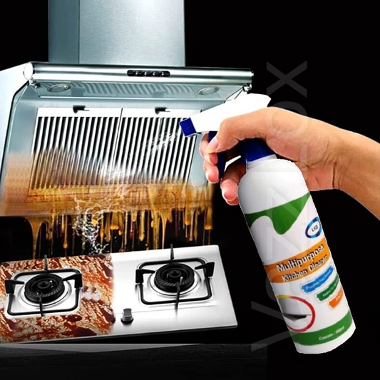 Kitchen Cleaner Spray for Oil & Grease Stain Remover, All Surface Non|Toxic & Non|Flammable Magic Degreaser Cleaning Spray for Kitchen, Chimney, Sink, Grill, Exhaust Fan & More! (500 ml)