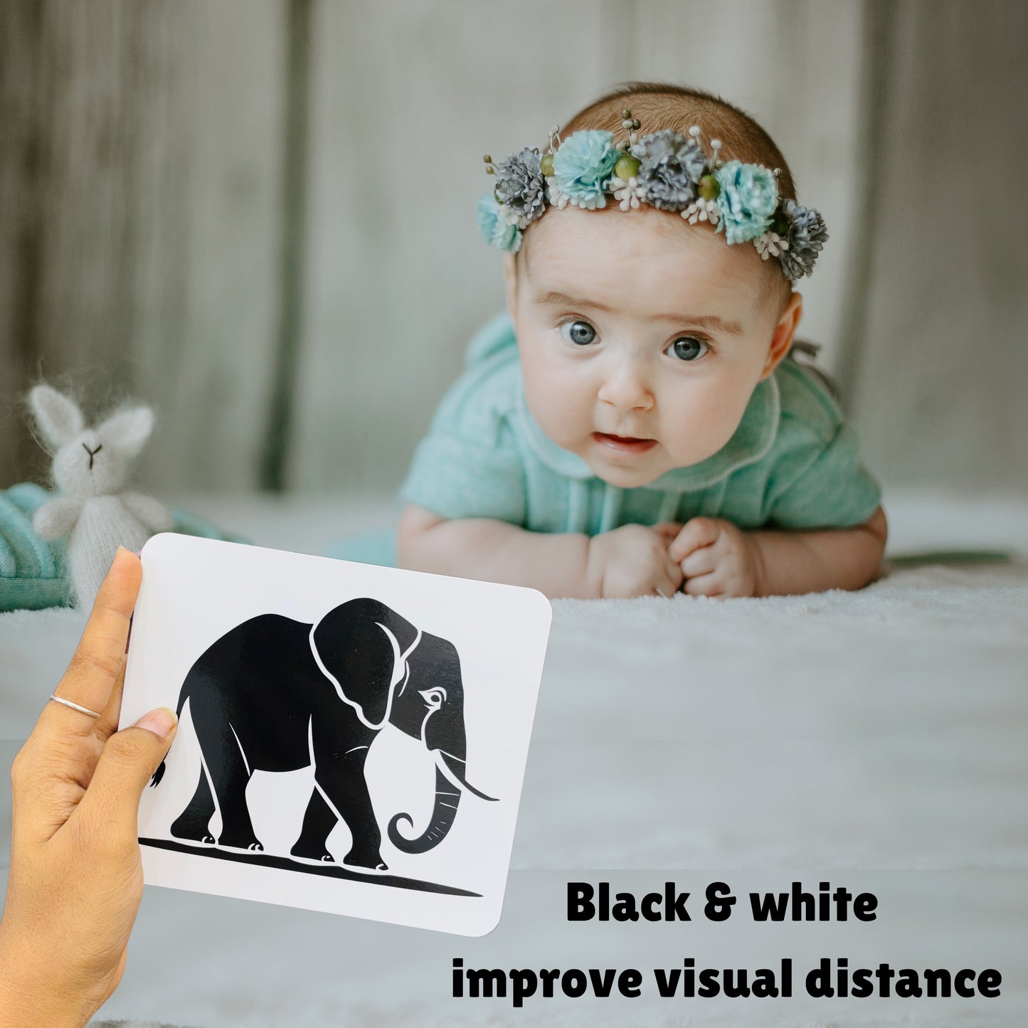 Todfod Baby Visual Card set of 60 High contrast pictures