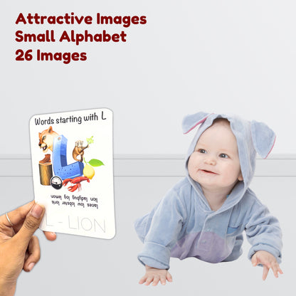 Todfod Re-writable Smart Knowledge Flash Cards for Kids, Educational Early Learning Toy for Toddlers, Preschool, Nursery, and Kindergarten (Alphabets & Animal )