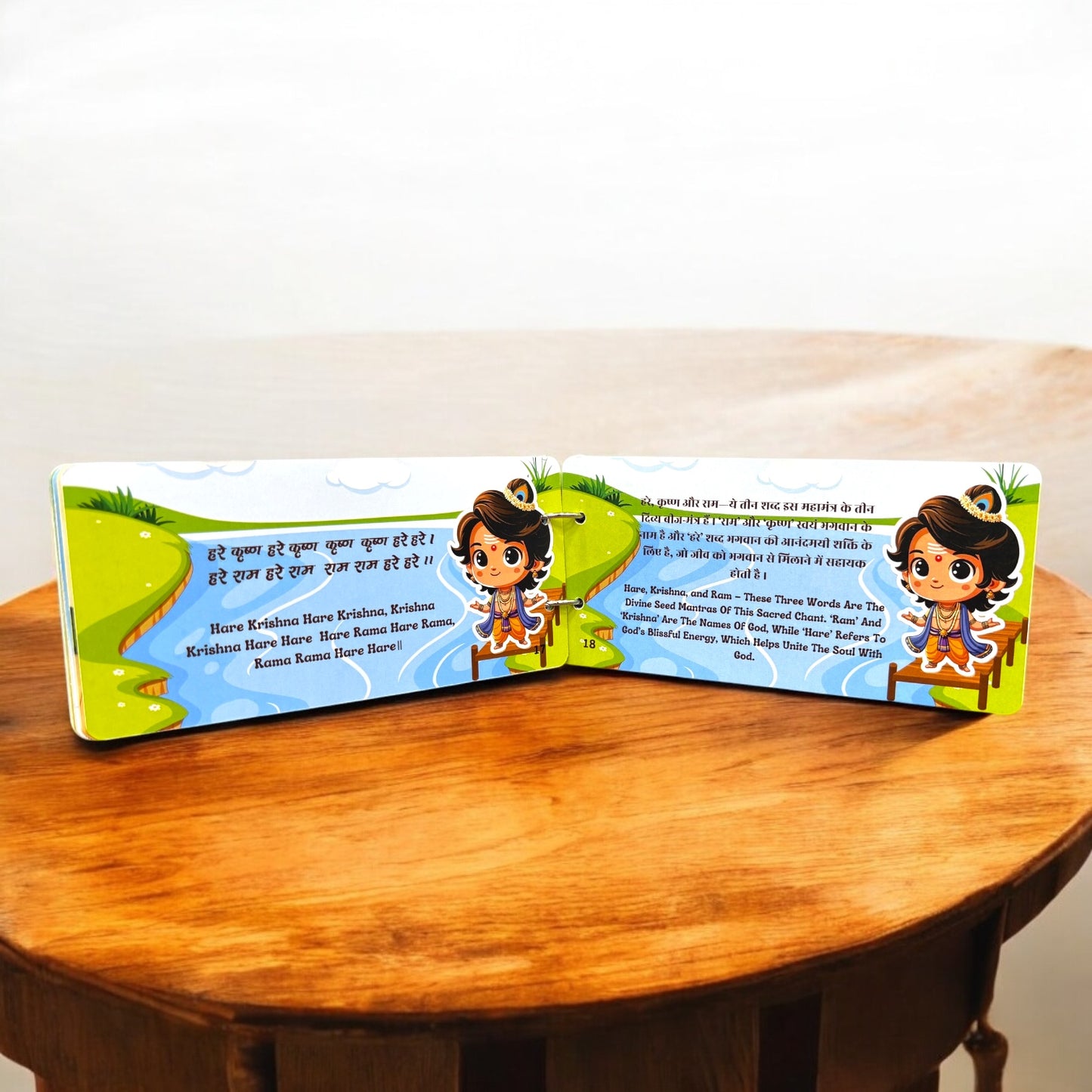 Todfod Divine Mantras Spiritual Learning Flashcards Set with Hindi and English Meaning | Bilingual Vedic Chanting Cards for Kids, Beginners, Yoga, Meditation & Daily Practice