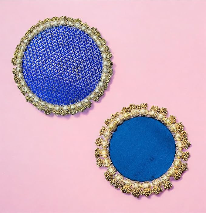 Combo Decorative Round Platter 12 inch and 9 Inch