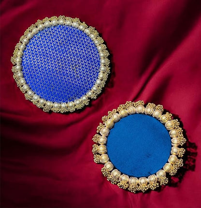 Combo Decorative Round Platter 12 inch and 9 Inch