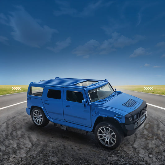 Todfod Toyland Metal Hummer Suv Toy Car 1:32 Diecast Open Door & Pull Back Function