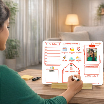 Archati Morning Routine Desk Planner Board – Your Daily Productivity Command Center