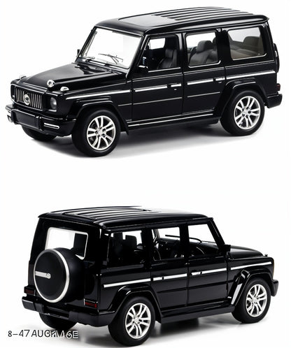 TodFod Die-Cast Metal G-Class SUV Model Car 1:24 Scale – 12cm Long Premium Black Miniature Toy Car with Opening Doors, Pullback Action, Realistic Design for Kids & Collectors