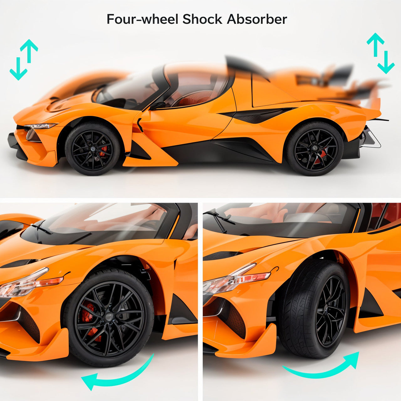 Todfod 1:24 Scale Apollo Evo Die-Cast Metal Sports Car