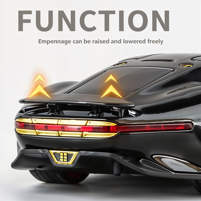 Todfod Mercedes Benz AMG Vision Gran Turismo Diecast Model Car – Scale Alloy Toy with Lights & Sound