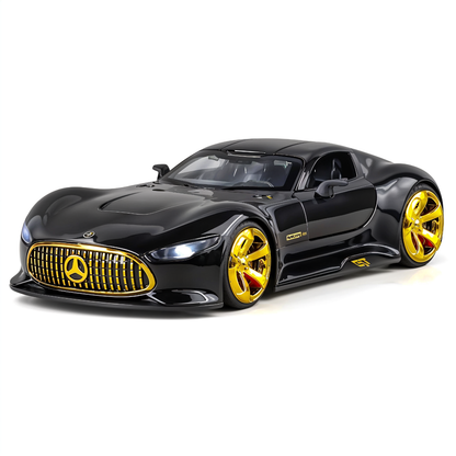 Todfod Mercedes Benz AMG Vision Gran Turismo Diecast Model Car – Scale Alloy Toy with Lights & Sound
