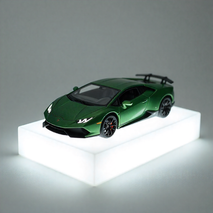 Todfod Lamborghini Die-Cast Model Car, 1:32 Scale, Black with Gold Accentsband Hood Pull Back Super Car with Openable Doors Sound and Light for Birthdays Gift Party Decorations (Lamborghini Black)