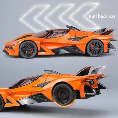 Todfod 1:24 Scale Apollo Evo Die-Cast Metal Sports Car