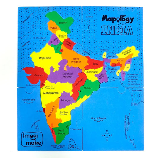 Mapology States of India Map Puzzle