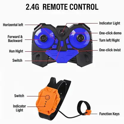 Todfod Hand Gesture Sensor RC Stunt Car Double Sided Rotating Remote Control Car  (Multicolor) 3.713 Ratings & 2 Reviews