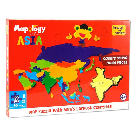 Imagimake Mapology Destination Asia Map Puzzle, Multi Color
