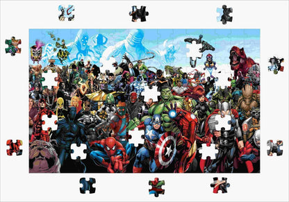 Todfod Wooden Marvel Avengers 160 Piece Panorama Jigsaw Puzzle for Kids & Children for Age 5 Years Old and Above