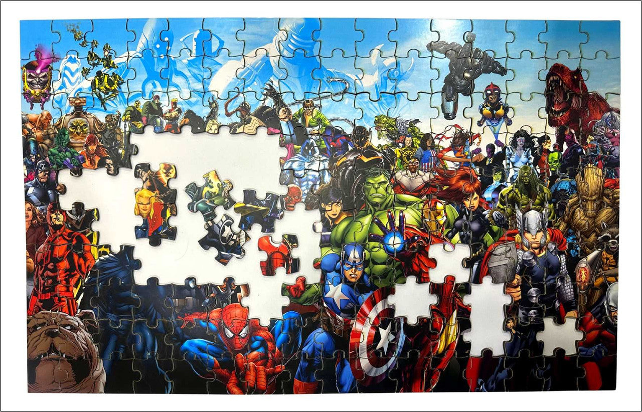Todfod Wooden Marvel Avengers 160 Piece Panorama Jigsaw Puzzle for Kids & Children for Age 5 Years Old and Above