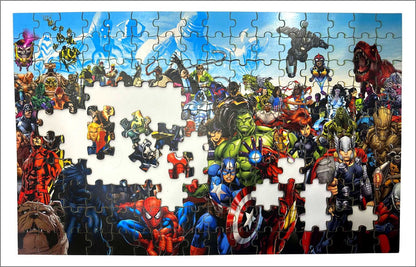 Todfod Wooden Marvel Avengers 160 Piece Panorama Jigsaw Puzzle for Kids & Children for Age 5 Years Old and Above