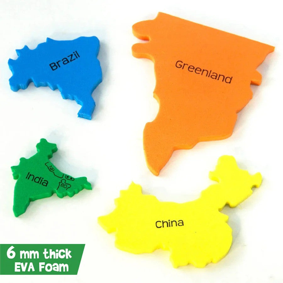 Mapology: Pack of 12 World Map Puzzle