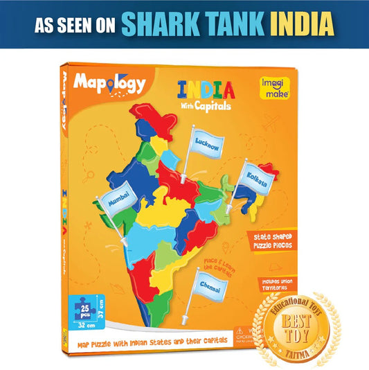 Imagimake India Map Puzzle | Educational Toy for Kids 5+
