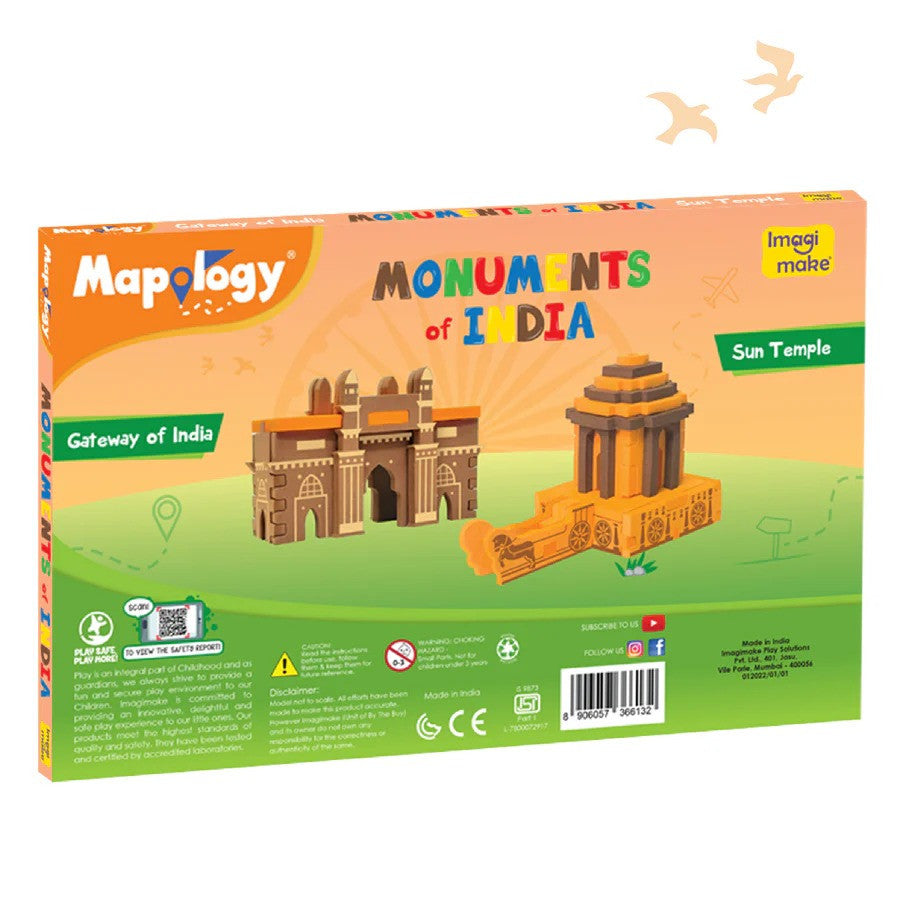 Mapology Monuments of India - Sun Temple & Gateway of India