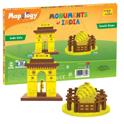 Mapology: Pack of 12 Monuments Mini - Assorted Designs