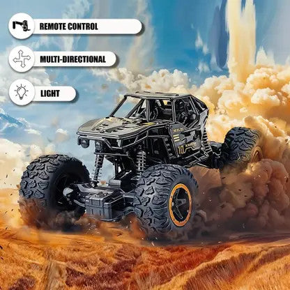 Todfod Off Road High Speed Remote Control Rock Crawler Car Toy for Kids RC Car Toy  (Black)