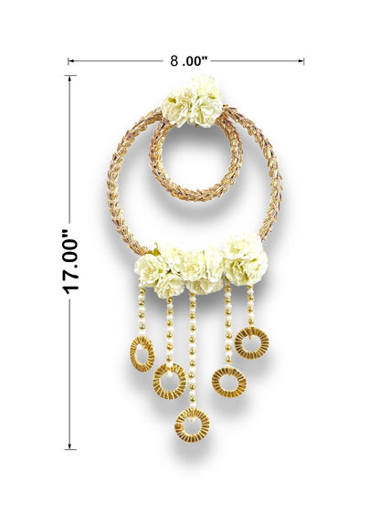 Artificial Flowers Wall Hanging Decoration, Dream Catcher, Home/Office Decor