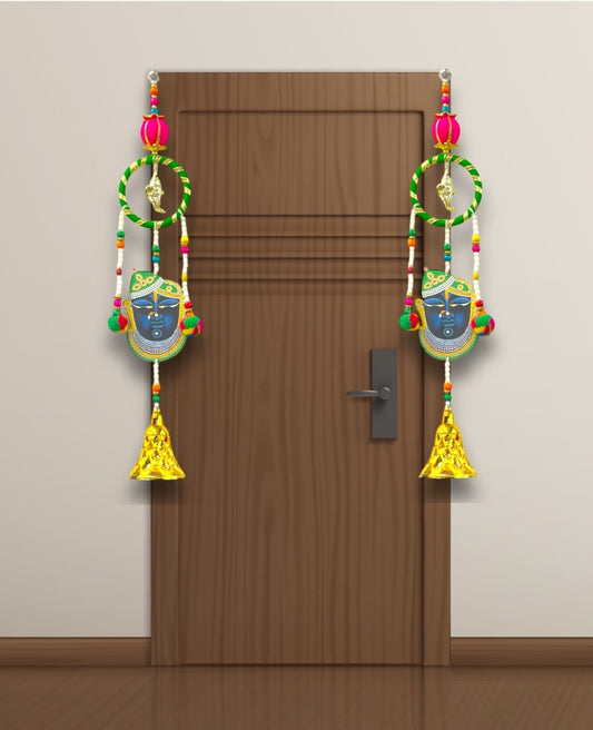 Smaran Ganeshji Door/Wall Hanging Latkan Toran Traditional Handmade Thoranam Diwali Festival Pooja Wedding and Home Wall Decoration Door Entrance Latkan Ganesh Latkan Gift (Shrinathji Latkan)