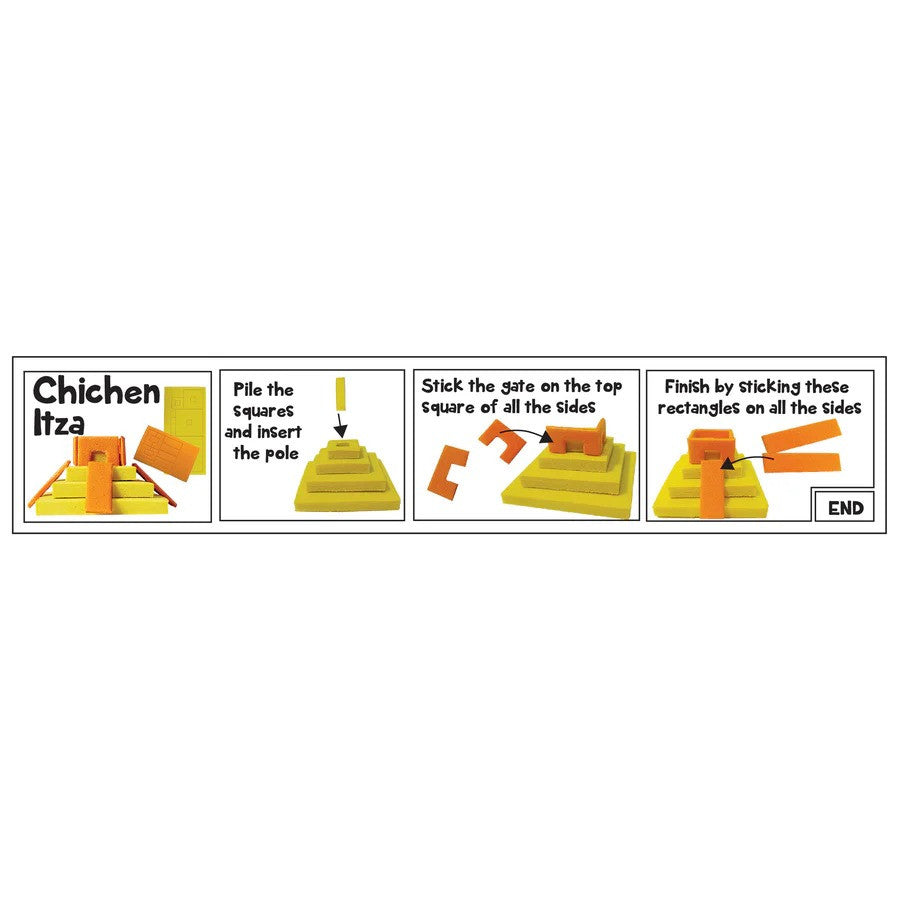 Imagimake Mapology Monuments of India - Construction Set - Make 10 Monuments - Educational Toy for Boys & Girls Above 5 Years Kids (Multicolour) (10 Pieces)